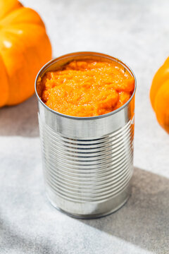 Organic Raw Canned Pumpkin Puree Ready to Cook With