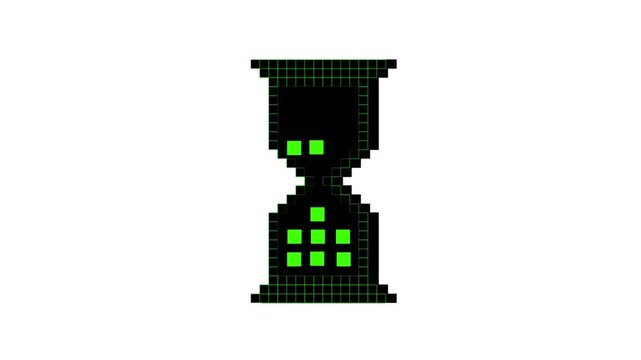 vector illustration of a hourglass 
