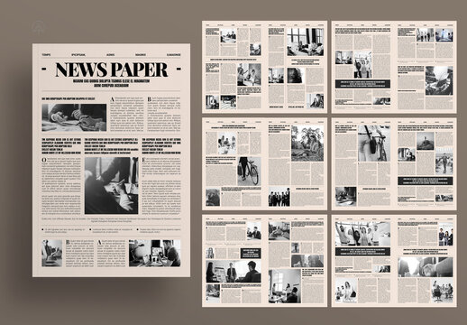 The Morning Post Brochure Template