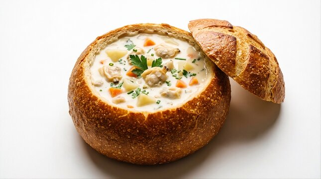 Rustic Clam Chowder Delight
