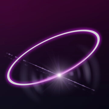 Pink ring light, product backdrop graphic