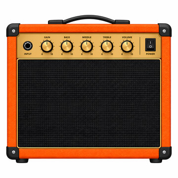 Orange Guitar Amplifier Art