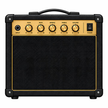 Vintage Guitar Combo Amp Art