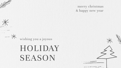 Christmas greeting blog banner template © Rawpixel.com