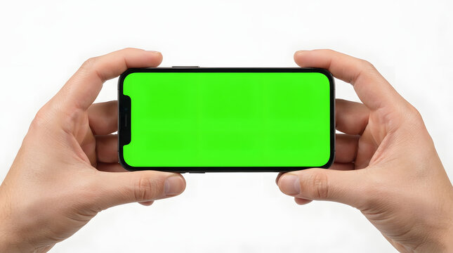 hand holding smart phone