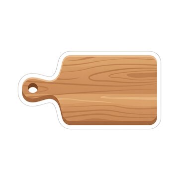 Cooking Concept Cutting Board Sticker Design