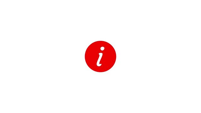 Info icon in round circle for guidance and information concept. Information icon as a circular outline symbol for user interface design.