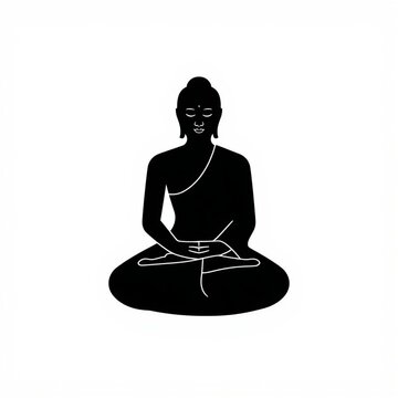 buddha statue silhouette