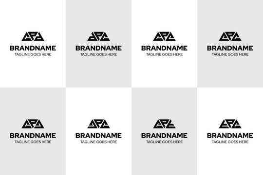 Letters CPD DPC CPE EPC CPJ JPC CPT TPC Logo Set