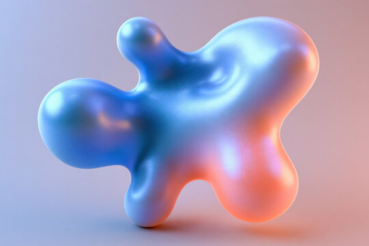 Morphing fluid shapes transition in a simple design
