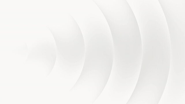 Abstract white graphic with concentric circles and soft gradient suitable for backgrounds, web design, packaging, and promotional materials. Versatile and eye-catching design element.