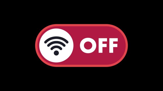 3D RSS Feed and WiFi Wireless Internet Icon on Black Background for Digital Communication, Network Technology, Signal, Connectivity and Web Design Concepts