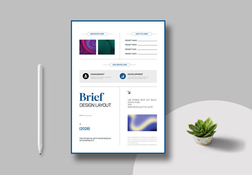 Design Brief Template Layout