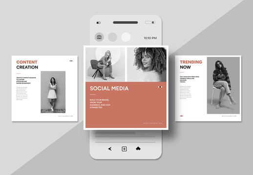 Designer Social Media Kit Template