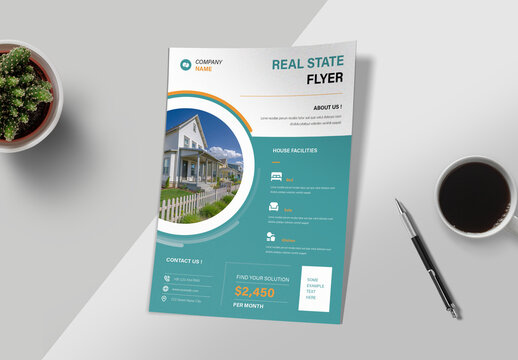 Real Estate Flyer Layout