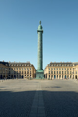 Fototapeta premium Historic Place Vendome square in Paris France