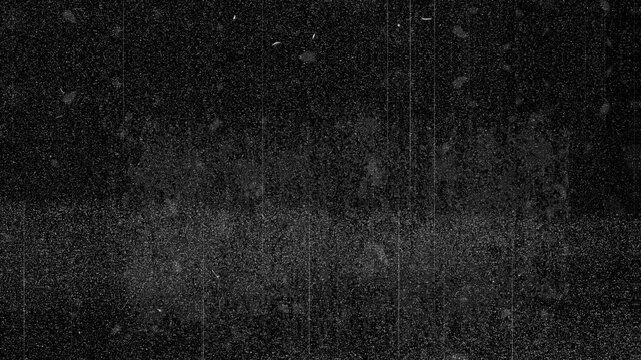 grunge background Dark speckled surface with scattered white particles and faint vertical streaks seamless loop