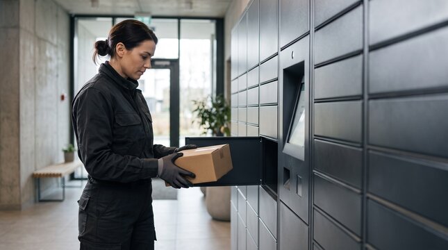 Delivery to an automated residential parcel locker