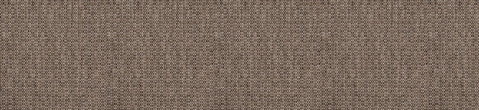 Taupe brown melange woven linen fabric textile texture with fine cross hatch textured weave pattern