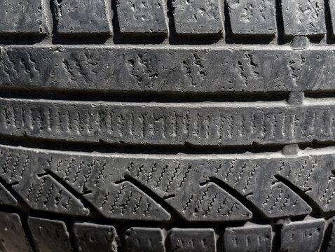 pattern old automotive tire wheel