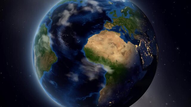 Satellite Zoom From Space to Faridabad India With Map Pin