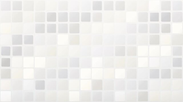 Seamless mosaic pattern background of light gray and white squares