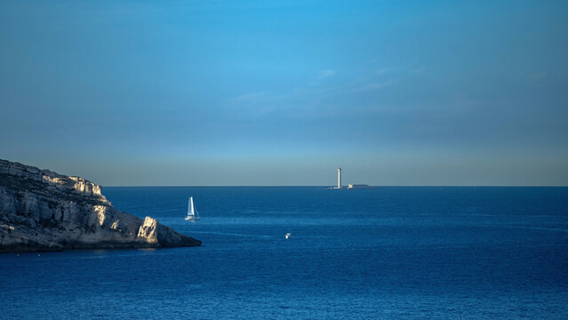 Le phare du Planier au large de Marseille