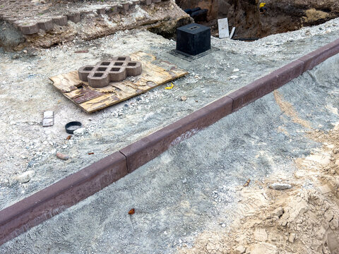 Old Town Footpath Refurbishment with New Concrete Kerbs