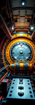 Nuclear reactor core with fuel rods and control rods, ||nuclear, rods