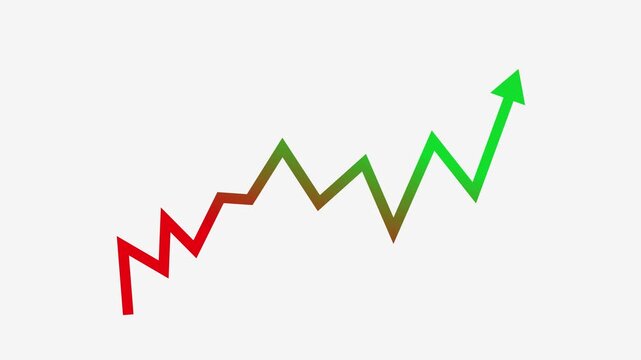 Minimal Sales Growth Analytics Animation with Corporate Revenue Dashboard