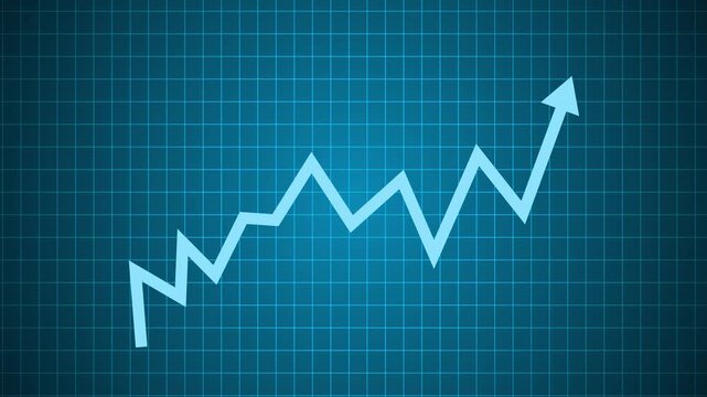 Minimal Sales Growth Analytics Animation with Corporate Revenue Dashboard