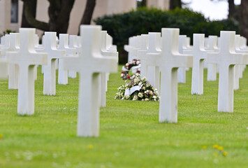 Obraz premium Cimetière américain Colleville, Normandie