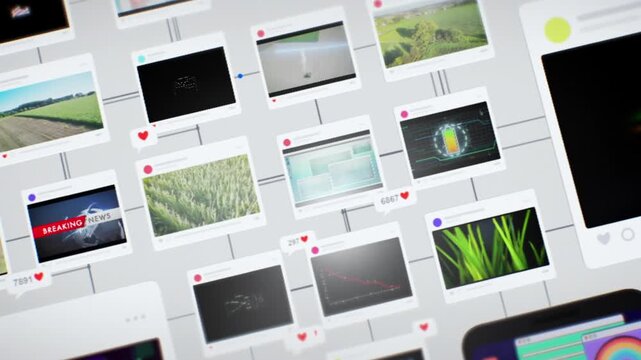 Metaverse Big Data Network with Floating Social Media Profiles, Viral Videos and Digital Advertising