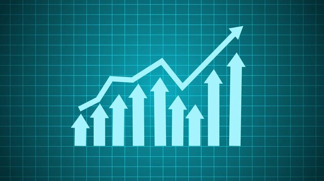 Business Profit Growth Dashboard Animation with Modern Analytics Design