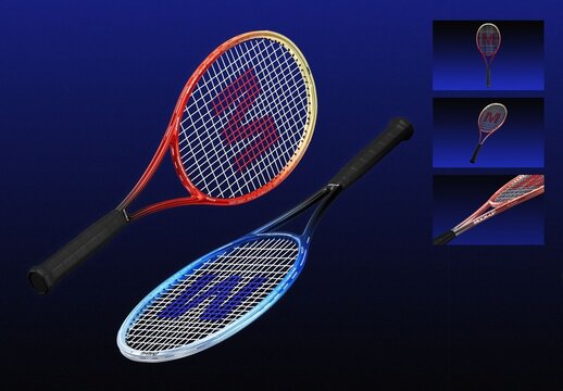 Tennis Racket Mockup