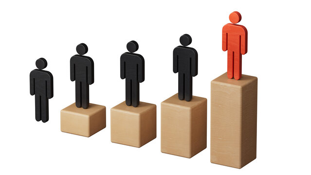 Growth chart and businessmen. Successful business with increased profits. economic status and social achievement.Supports PNG files with transparent backgrounds.