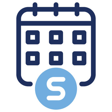 Payday Calendar Salary Date Schedule Duo Tone Icon