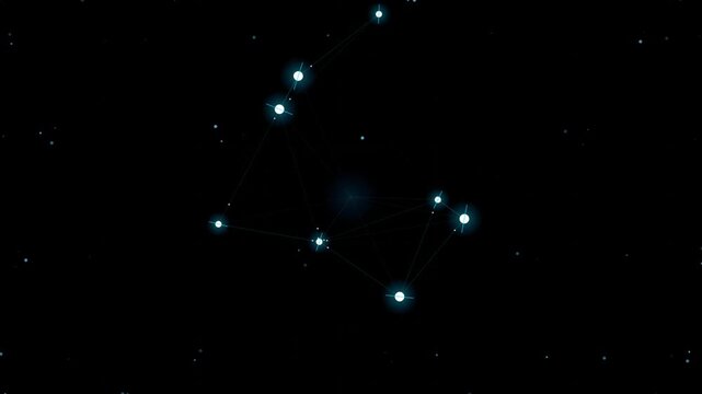 Digital satellite communication network connecting global data points