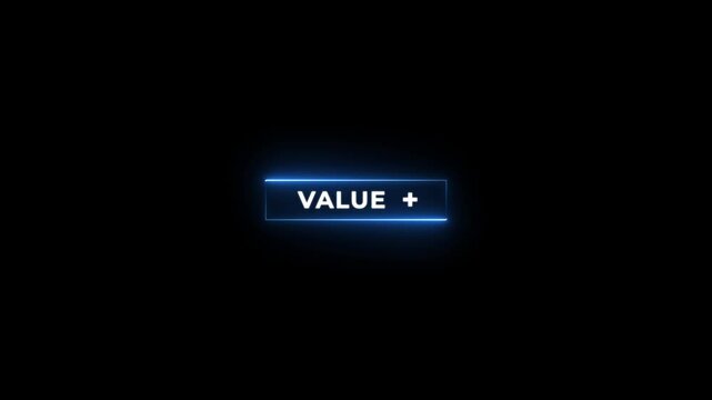 Business hand picking value added download progress and profit to benefit growth and development in business.