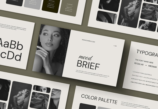 Elegant Brand Mood Board Design Template