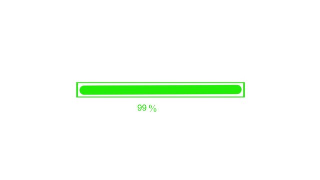 Modern Waiting Progress Bar Animation for User Interface Loading Screen Design