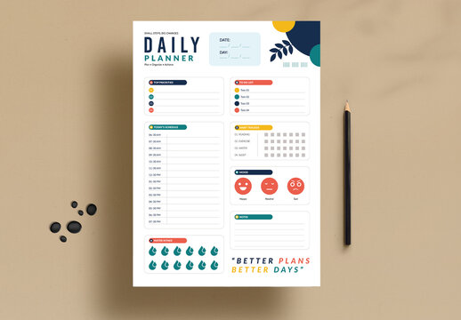 Daily Planner And Habit Tracker