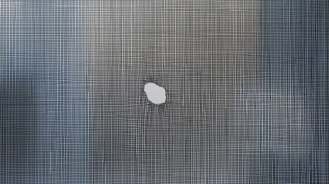 Torn Window Screen Mesh Requiring Commercial Property Maintenance