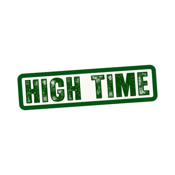 High Time Stamp Design Isolated Transparent Background isolated on transparent background