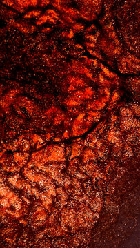 Mixing different colored alcohol inks creates vibrant and engaging