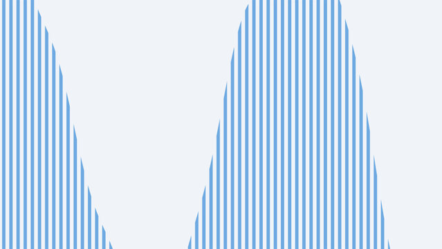 Abstract blue vertical stripe pattern featuring minimalist wave shapes
