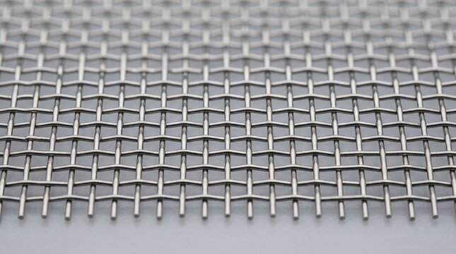 metal screen woven grid iron fabric alloy screen silver netting grid pattern industrial screen metal cloth filter screen woven lattice protective screen security screen