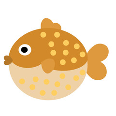 fugu the blown fish © adsykm