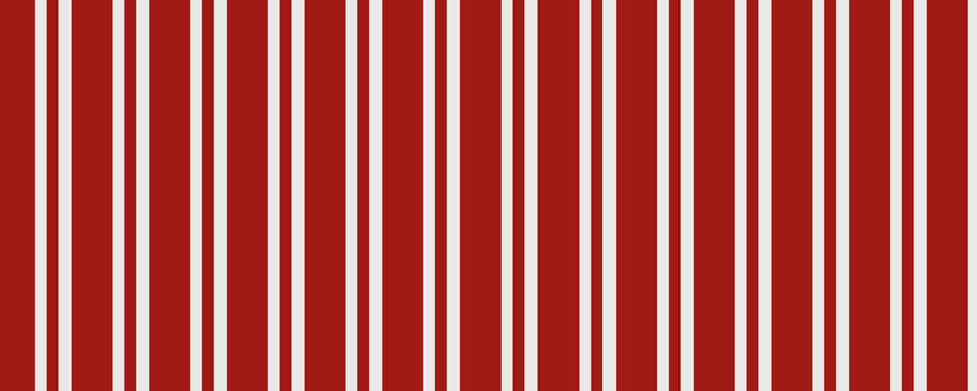 Vertical stripes that alternate between red and white create a repeating and striking design, establishing a visual flow and highlighting differences