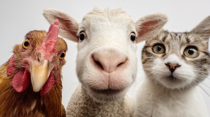 Obraz premium Animals Looking at Camera